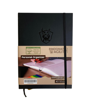 Personal Organizer Black Smooth - Agility Collection 