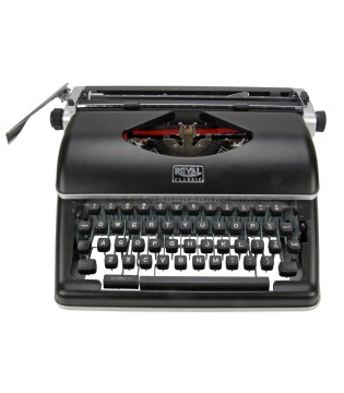Royal Classic Typewriter Black