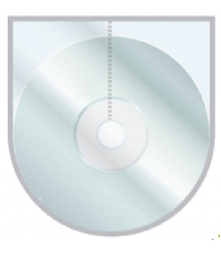 Self adhesive CD/DVD pocket